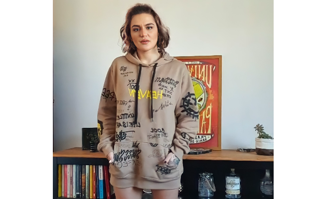 graffiti moletom com capuz women's